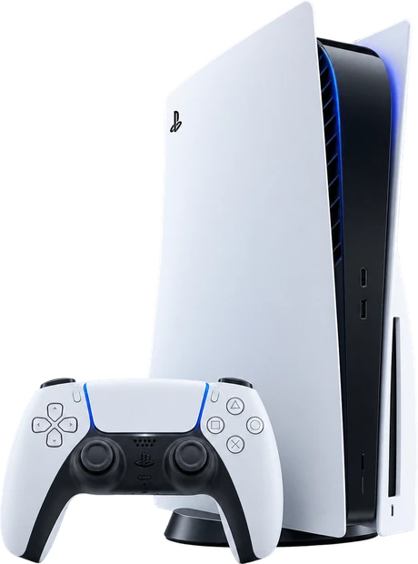 PlayStation 5 console and DualSense controller